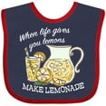 thumbnail image 3 of Inktastic When Life Gives You Lemons, Make Lemonade Boys or Girls Baby Bib, 3 of 4