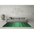 thumbnail image 3 of Ahgly Company Indoor Round Abstract Light Blue Contemporary Area Rugs, 7' Round, 3 of 4