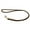 Brown, variant on Round Genuine Rolled Leather Dog Short Leash 24" Long 3/8" Wide Black for Medium Breeds