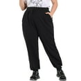 thumbnail image 5 of Unique Bargains Women's Plus Casual Activewear Drawstring Jogger Pant, 5 of 6
