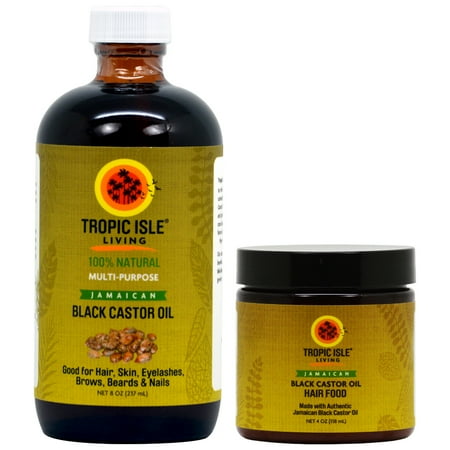 isle 8oz 4oz tropic jamaican castor oil living hair