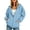 Blue A1, variant on Edvintorg Jacket for Women Loose Drawstring Zip up Hooded Coat Long Sleeve Casual Outerwear with Pocket Fashion Clothing Women Black XXL