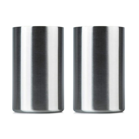 

2X Insulated Wine Cooler Bucket with Wine Aerator - Fits 750Ml Wine Bottles Keeps Wine Cold for Hours Stainless Steel