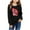 Black, variant on Spazoro Kids Girls Sweatshirts, Heart Print Long Sleeve Valentine's Day Crew Neck Casual Blouses Tops for Child Girls Black Size 9 T