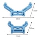 thumbnail image 4 of Amortiguador trasero Yotijar 1/16 para camiones RC azul, 4 of 4