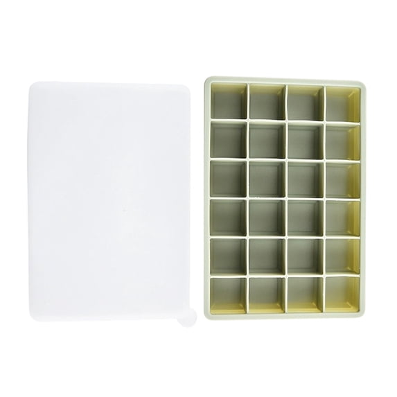 Silicone Tray With Lid Food Grade Freezer For And Juices Baby Food Silicone Freezer Trays Silicone Ice Trays Large Cubes with Lids Sour Glasses Ice for Trays round Ice Soup Freezer Tray Silicone