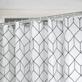 thumbnail image 2 of Grey Fabric Shower Curtain,Think Polyester Weighted Bottom Shower Curtain for Bathroom 72 x 72, 2 of 6