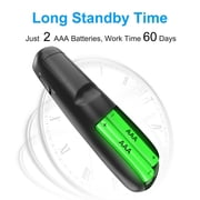 Wireless Presentation Clicker PPT Presenter Remote USB Type C Clicker with Red Laser Pointer Long Range PPT Control -Power Point Google Slide Advancer for Mac Laptop PC Computer Keynote