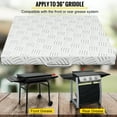 thumbnail image 3 of VEVOR Griddle Lid Cover, Work with 36" Blackstone Griddle, Aluminum Diamond Plate Steel Flat Top Griddle Cover, Waterproof Griddle Hard Cover with Heatproof Handle, 3 of 9