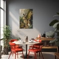 thumbnail image 5 of ZHONGYUTONG Vintage Rabbit Canvas Wall Art Brown Bunny Picture Print Forest Hare Easter Animal Painting for Nursery Decor Framed (12.00" x 18.00"), 5 of 5