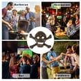 thumbnail image 6 of Metal Skull & Crossbones Beer Soda Bottle Opener Wall Mount Home Bar Pub Halloween Decor, 6 of 7