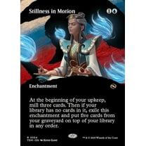 MtG Tarkir: Dragonstorm Rare Stillness in Motion (Borderless Clan Showcase) #334