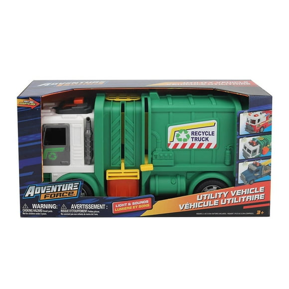 Adventure Force VÉHICULE UTILITAIRE - camion de recyclage