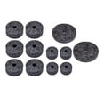 thumbnail image 2 of Esquirla 12Pcs Cymbal Washer Accessory Percussion Instrument Replacement Sleeves gray, 2 of 8
