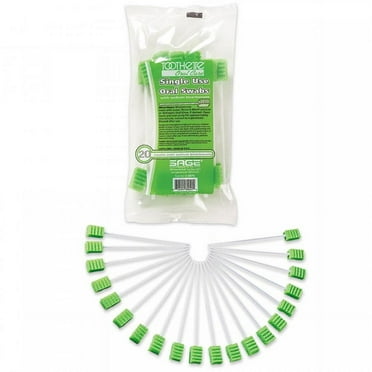 Toothette Plus Oral Swabstick, 20 Count