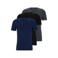 thumbnail image 1 of Camiseta BOSS de punto de algodón con cuello redondo para hombre, paquete de 3, 1 of 2