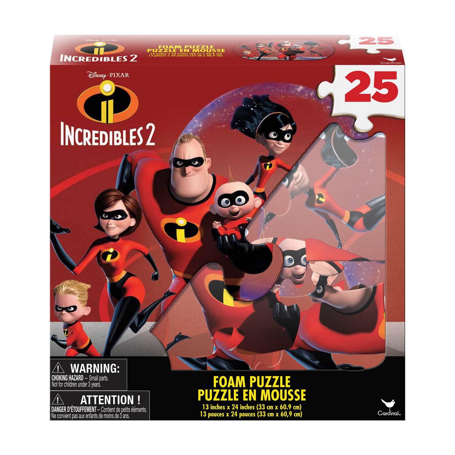 Disney Pixar Incredibles 2 - Puzzle en mousse de 25 pièces