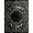 Black, Pattern 6, variant on ODIKA 4'x6' Machine Washable Non-Slip Area Rug, Antique Black High Traffic Rug, Black, 1242516