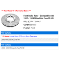 thumbnail image 2 of Front Brake Rotor - Compatible with 2002 - 2004 Mitsubishi Fuso FE-HD 2003, 2 of 2