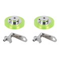 thumbnail image 1 of 2 Set 200mm Aluminum Polyurethane Industrial Encoder Wheel Measuring Wheel with Type 20mm Encoder Mounting Bracket, 1 of 8