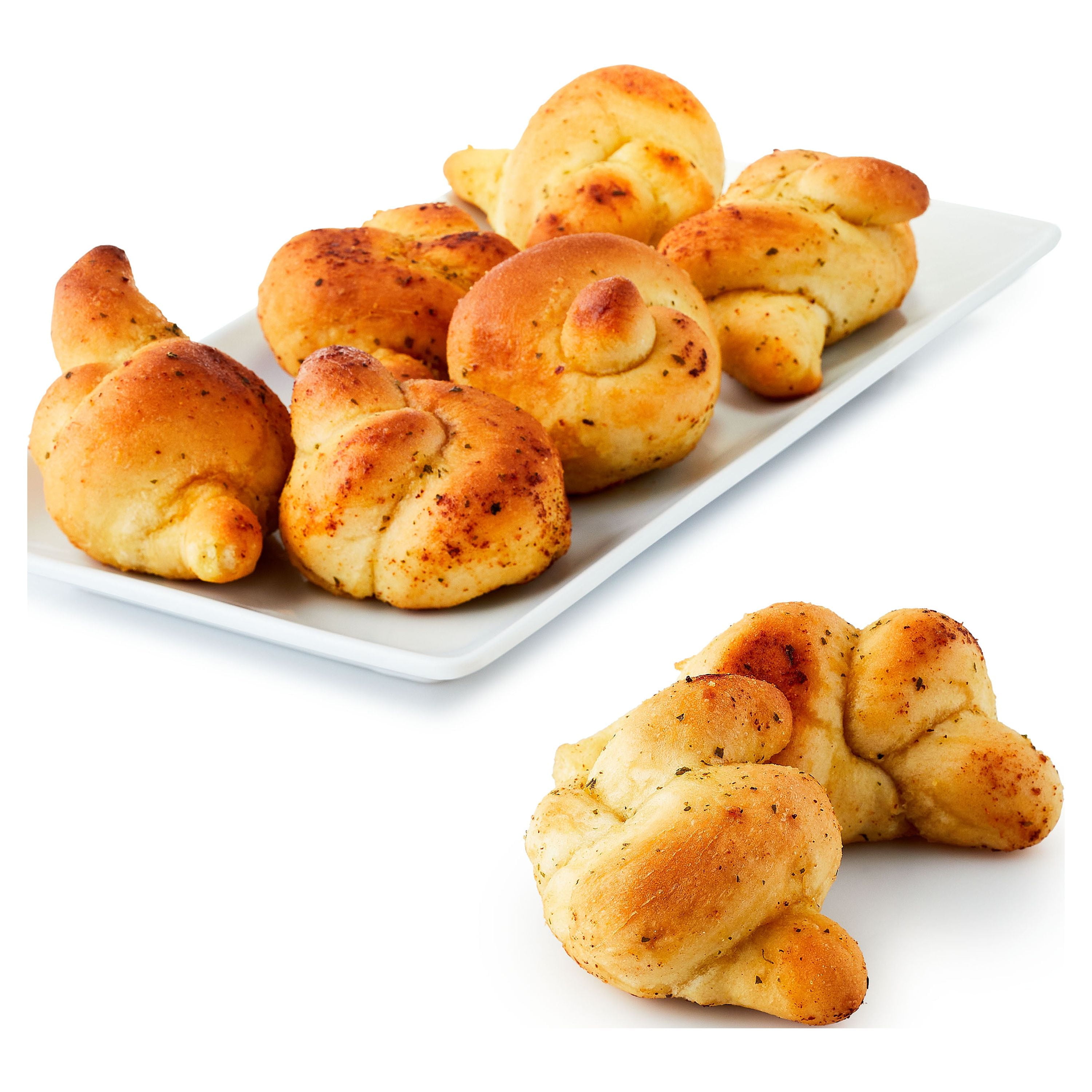 Marketside Savory Hand-Tied Garlic Knots, 10.4 oz, 8 Count