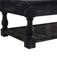 thumbnail image 6 of Atumcto Farmhouse Lift Top Coffee Table with Storage, 2-Tier Wood Center Table with 3 Hidden Trays, Weathered Black, 6 of 10