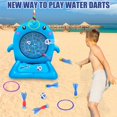 thumbnail image 4 of Tablero de dardos flotante inflable Dollox para niños, de juguete para piscina, 4 of 7