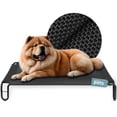 thumbnail image 1 of Cama Elevada ESQUIMAL Negro con Malla Transpirable para Perro Mediano Interior y Exterior, 1 of 7