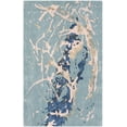thumbnail image 2 of SAFAVIEH Soho Daffodil Abstract Area Rug, Blue/Light Pink, 3'6" x 5'6", 2 of 7
