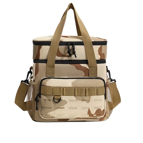 Beltzy 17L Expandable Insulated Large Lunch Box Bag, Lightweight Double Deck Heavy Duty Durable Lunch Bag Leakproof Cooler Bags for Men Women Adults Work /Adult/Picnic/Outdoor