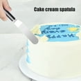 thumbnail image 4 of Kraoden Offset Spatula Icing and Decorating Tool Stainless Steel Cake Frosting Spatula Set Multifunctional Baking Scraper with Angled Blade, 4 of 6