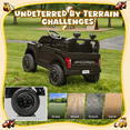 thumbnail image 5 of Conchico 24V Licensed Ford F150 Raptor Battery Powered Ride on Truck with Remote Control, 2-Seater and Rear Trunk for Kids Gift, Black, 5 of 8
