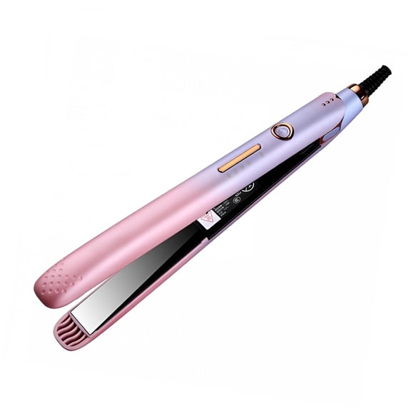 ACDANC Hair Straightener Iron, 1 Inch, Ceramic Coated with Argan Oil & Keratin, Professional Flat Iron for Frizz Control & Smoother Hair, Moderate