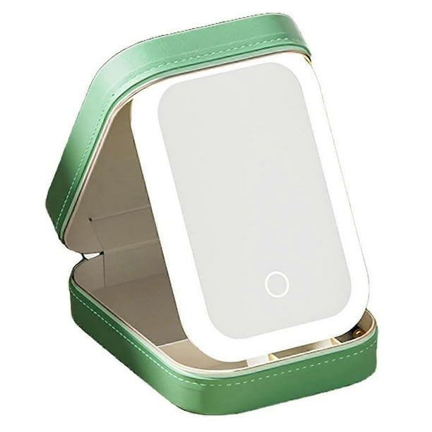 LED Three-Color Adjustable Makeup Mirror, Three Colors Brightness Adjustable Makeup Mirror with Lights