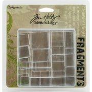 Tim Holtz Idea-Ology Fragments 48/Pkg, Clear Tiles