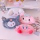 thumbnail image 3 of Sanrioed Kawaii Cinnamoroll My Melody Kuromi Plush estuche de lápices de gran capacidad, papelería para estudiantes, bolsa de almacenamiento de cosméticos de Anime, 3 of 4