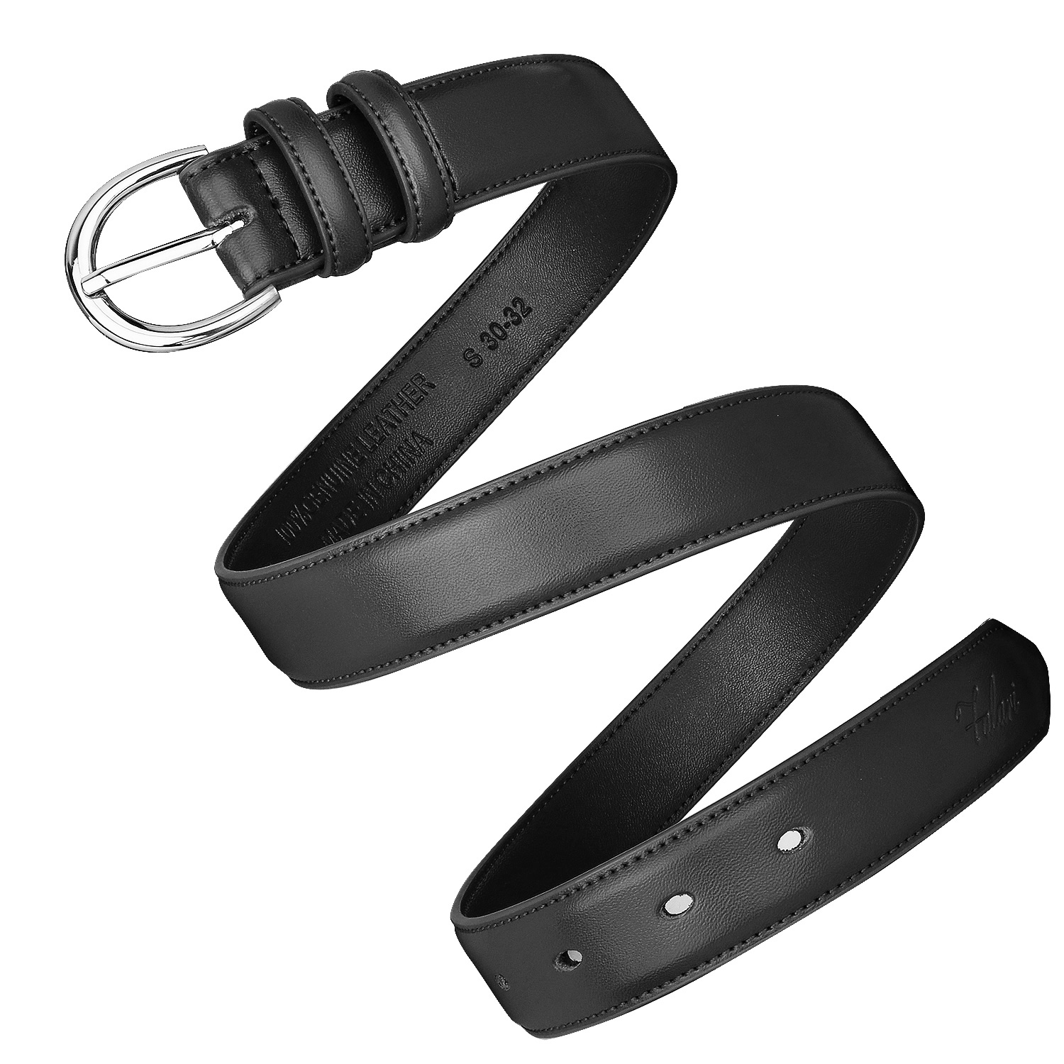 Falari Women's Genuine Leather Dress Belt photo 2