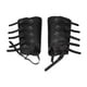 thumbnail image 1 of Novedad Botas medievales Zapatos Cubierta Faux Leather Knight Disfraz Accesorios Pierna Negro Soledad Cubierta de botas, 1 of 10
