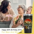 thumbnail image 4 of 60th Birthday Gifts For Men Women | Unique 1964 60th Birthday Gifts For Men Women | Gifts For Men Women Turning 60 | 60 Year Old Gifts For Men, Women, Mom, Dad, Grandparents, Friend 20oz Tumbler, 4 of 6
