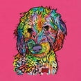 thumbnail image 2 of Wild Bobby, Dean Russo Sweet Poodle Dog Lover Womens Slim Fit Junior Tee, Raspberry, XX-Large, 2 of 6