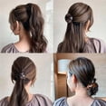 thumbnail image 3 of Vogacara Pinzas para el pelo en forma de nido de pájaro, soporte para cola de caballo, bucles de horquilla, diadema fija para mujeres y niñas, Type3 NO3, 3 of 6