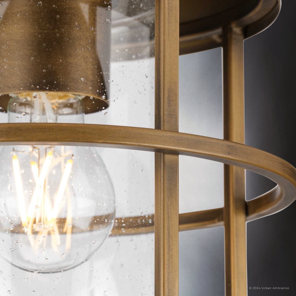 Luxury Modern Ceiling Light, Aged Bronze, UHP4490