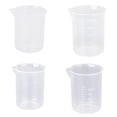 thumbnail image 1 of 4 Piezas 50/100/150/250 Ml Laboratorio De Cocina Vaso De Precipitados Jarra Taza Medidora DYNWAVEMX  Vaso graduado de laboratorio, 1 of 8