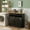 Black, variant on HOMCOM Tilt Out Laundry Hamper Cabinet Bathroom Storage Cabinet with 2 Removable Baskets and 2 Drawers, White