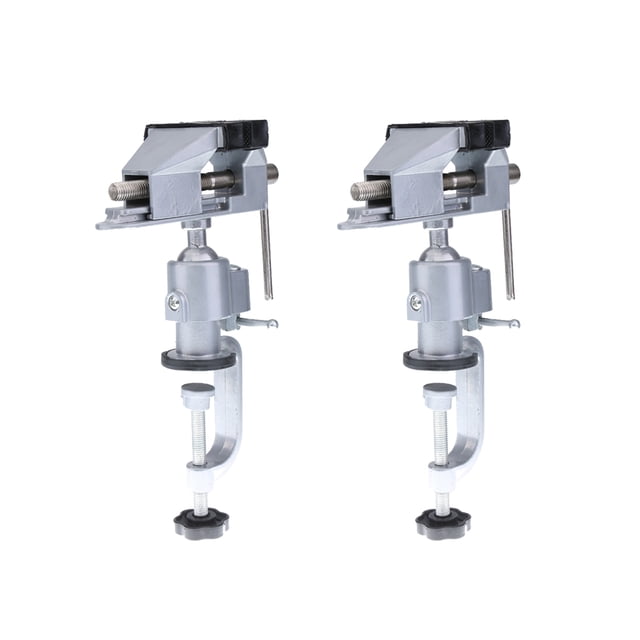 2pcs Table Vise Bench Multinational 2 En 1 Giratoria Universal Precise Clamp Sunnimix Banco giratorio del banco de la mesa