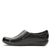 Clarks Womens ASHLAND LANE Q Black Slip-Ons