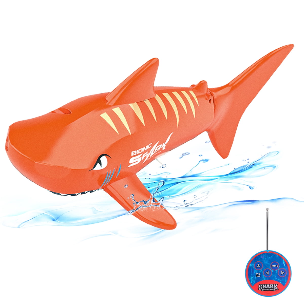 Mamamax Remote Control Shark Toy,Mini RC Shark Toy for Swimming Pool