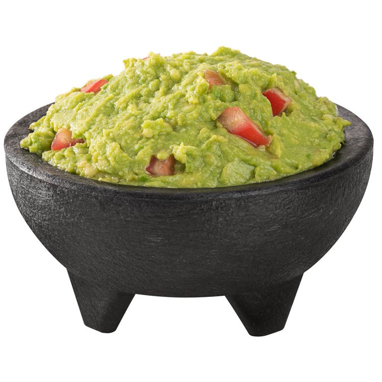 10 oz Round Black Thermal Plastic Molcajete Bowl