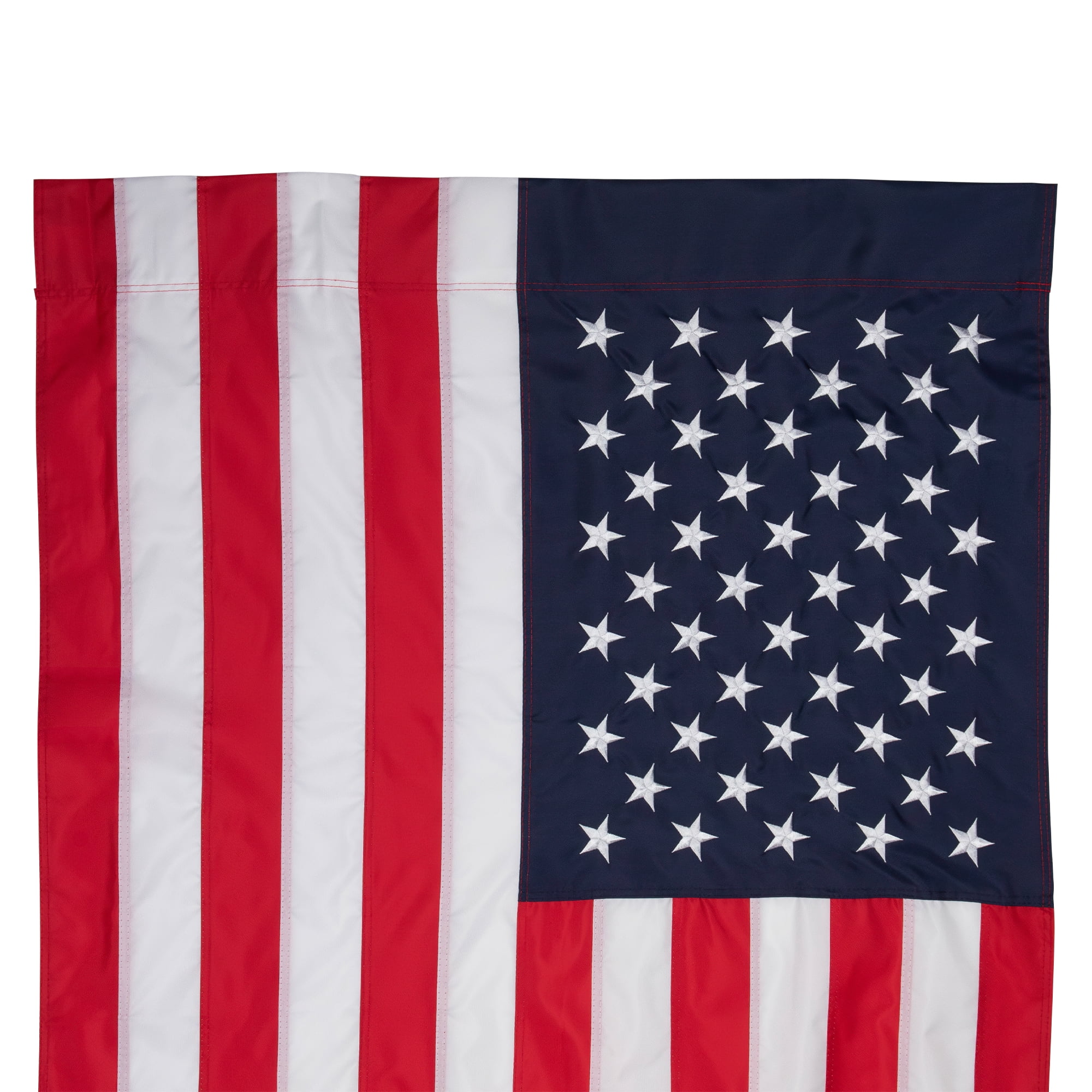 Northlight Patriotic Embroidered USA Outdoor House Flag - 40" x 28"