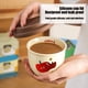 thumbnail image 4 of Ganfancp Santa Claus Mano Taza Taza de Café con Tapa Compacta Taza de Cerámica Sip Regalo Muñeco de Nieve Taza de Agua Mujer Ofertas Flash Liquidación 1 X Taza de Cerámica, 4 of 6